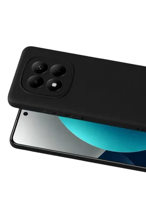 Newface Xiaomi Redmi Note 15 4G Nano içi Kadife Silikon - Siyah