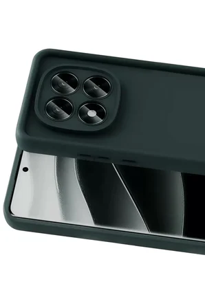 Newface Xiaomi Redmi Note 15 Pro 4G Viera Silikon - Koyu Yeşil