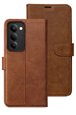 Newface Xiaomi Redmi 15 5G Trend S Plus Kapaklı Kılıf - Taba