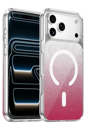 Onegif Apple iPhone 17 Pro Sora Simli Magsafe Kapak - Kırmızı