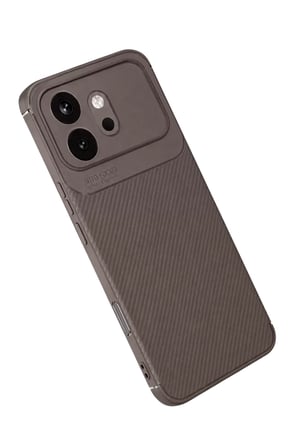 Newface Huawei Honor 600 Auto Focus Karbon Kapak - Gri