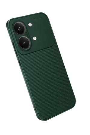 Newface Xiaomi Poco X8 Pro Max Auto Focus Karbon Kapak - Koyu Yeşil