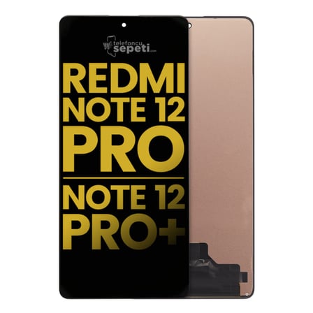Redmi Note 12 Pro Uyumlu Ekran Dokunmatik Siyah Çı