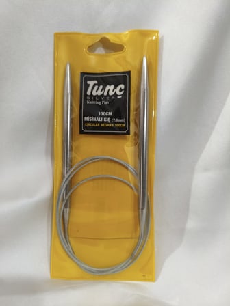 Tunç Silver Misinalı Şiş 100 cm. - No:7 mm (1 Adet)