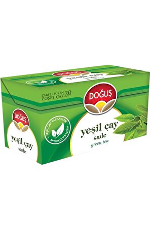 Doğuş - Yeşil Çay Bitki Çay Süzen Poşet 20'li