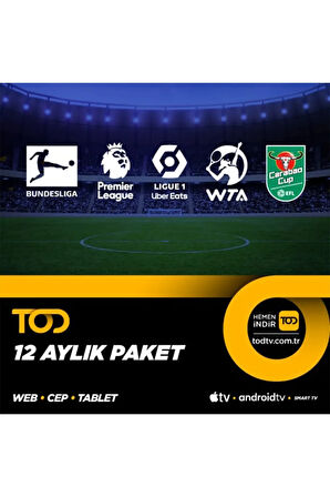 12 Aylık Spor Extra+ Paketi - (Web + Cep + Tablet + Smart Tv)