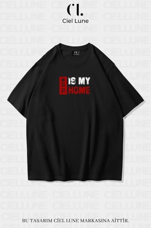 Nevermind Unisex To GYM Baskılı Oversize Tişört