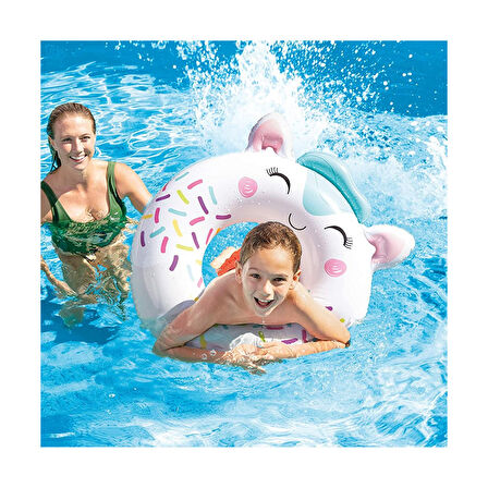76 cm Hayvan Figürlü Şişme Yüzme Simidi – Cute Tube Animals Serisi –40 kg Kapasiteli