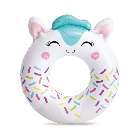 76 cm Hayvan Figürlü Şişme Yüzme Simidi – Cute Tube Animals Serisi –40 kg Kapasiteli