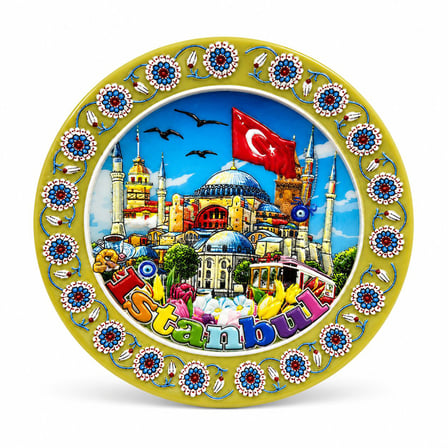 İstanbul Temalı Seramik Magnet