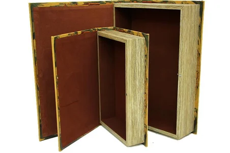 Kutu Kitap Harita 'li Set Dekoratif Hediyelik