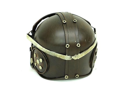 Dekoratif Metal Pilot Kaskı Biblo Vintage Dekoratif Hediyelik