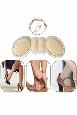 Ayakkabı Topuk Vurma Önleyici Ortopedik Topuk Pedi - 1 Çift