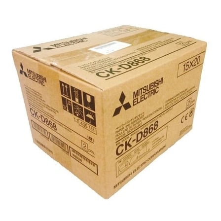 Özel Seri Mitsubishi CK-D868 10x15 ve 15x20 Fotoğraf Rulosu Baskı Sarfı Stüdyo Kâğıdı