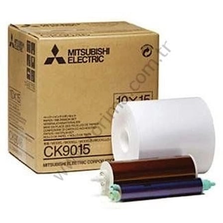 Premium Mitsubishi Termal Kağıt 4X6 (10X15) CK9015 Stok Kağıdı Cihaz Malzemesi Fotoğraf Rulosu