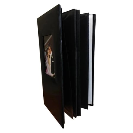 Premium Torima Fotoğraf Albümü 300'lük 4X6 (10X15) Albüm Siyah Ani Defteri Kağıt Saklama