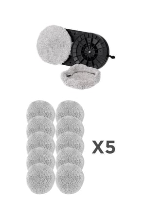 Hutt Cam Silme Temizleme Robotu Bezi 5 li Set DDC55/C6/S8 Yedek Bez Temizlik Seti Mikrofiber