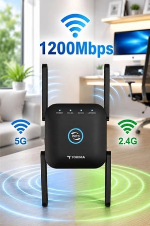 Premium Wifi Sinyal Güçlendirici Yakınlaştırıcı Pro Router AC24 Siyah Erişim Kablosuz