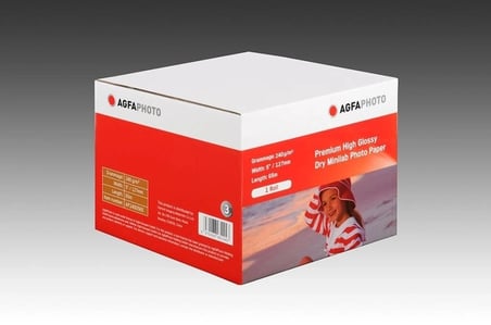 Özel Üretim Agfaphoto Fotoğraf Kağıdı 127MM 65M DX100 Yazıcıya Uyumlu Belge Sanat Çalışma