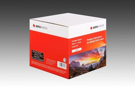 Özel Seri Agfaphoto Fotoğraf Kağıdı 152MM 65M DX100 Yazıcıya Uyumlu Yazıcı Malzemesi Kırtasiye Ürünü