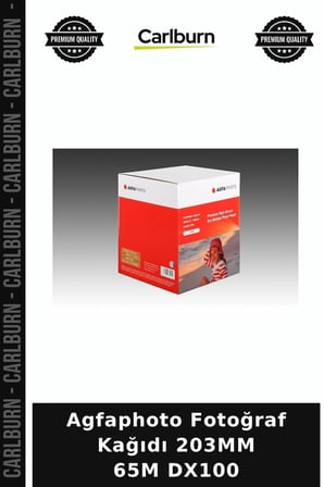 Premium Agfaphoto Fotoğraf Kağıdı 203MM 65M DX100 Parlak Yüzey Baskı Rulosu Kağıt Çeşit