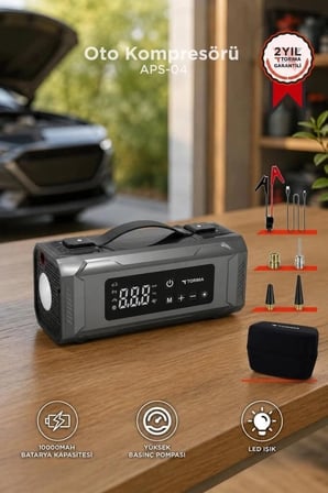 Özel Seri Torima Araç Hava Kompresörü APS04 Güç Kaynağı Acil Durum Seti Motor Ekipmanı