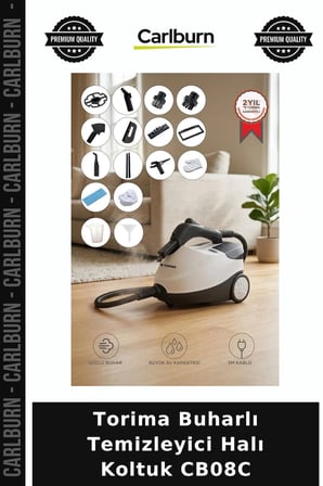 Premium Torima Buharlı Temizleyici Halı Koltuk CB08C Yardımcı Ev Tipi