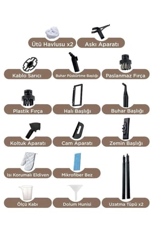 Premium Torima Buharlı Temizleyici Halı Koltuk CB08C Yardımcı Ev Tipi