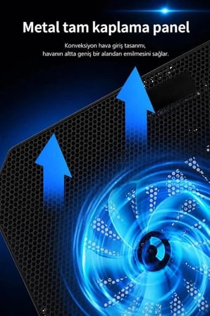 Özel Üretim Torima Laptop Soğutucu Çift Fanlı CF02 Donanım Destek Sistem