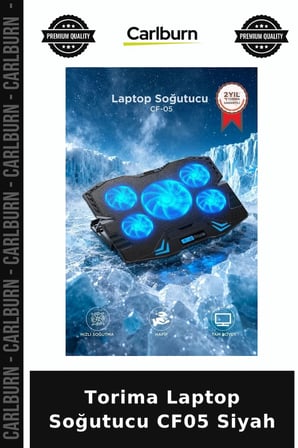 Premium Torima Laptop Soğutucu CF05 Siyah Aksesuar İs Tarz