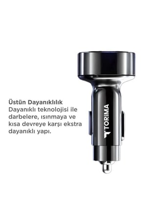 Torima Hızlı Araç Şarj Cihazı Usb Type-C 66W G19 Teknik Parça Cihaz Desteği Modern Gereç