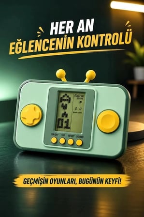 Delux Serisi Torima GC-010 Yeşil El Atarisi Tetris Gameboy Nostalji Hediye Hobi