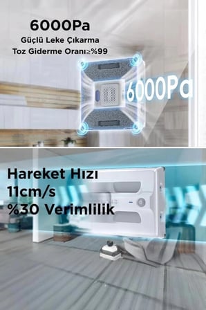 Özel Seri Hutt Cam Silme Temizleme Robotu A1 Pencere Teknolojik Ev Aletleri