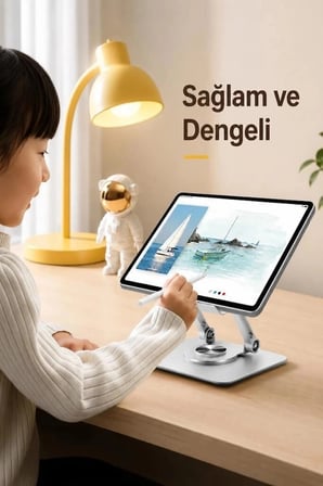 Özel Seri Torima Katlanabilir Masaüstü Telefon Tablet Tutucu JX045 Beyaz Aksesuar Oyun Minimalist