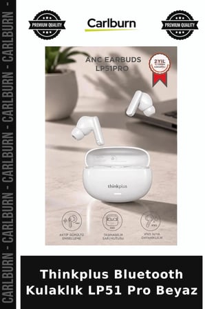 Özel Seri Thinkplus Bluetooth Kulaklık LP51 Pro Beyaz Ses Spor Akıllı
