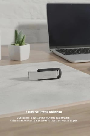 Lexar Metal USB 3.2 Gen1 Flash Bellek 150 MB/s – 128 GB M400 Bağlantı Taşınabilir Yedekleme
