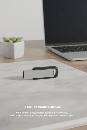 Özel Seri Lexar Metal USB 3.2 Gen1 Flash Bellek 150 MB/s – 256 GB M400 Veri Deposu Hızlı Ofis