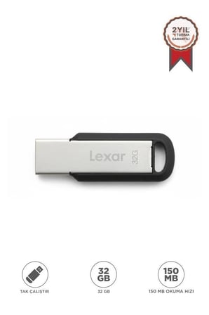 Özel Üretim Lexar Metal USB 3.2 Gen1 Flash Bellek 150 MB/s – 32 GB M400 Veri Deposu Ofis Dijital