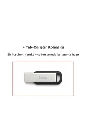 Özel Üretim Lexar Metal USB 3.2 Gen1 Flash Bellek 150 MB/s – 32 GB M400 Veri Deposu Ofis Dijital