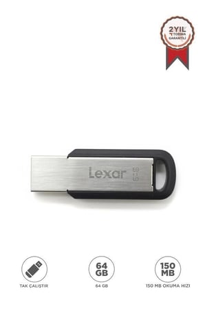 Özel Üretim Lexar Metal USB 3.2 Gen1 Flash Bellek 150 MB/s – 64 GB M400 Ekipman Yedek Çalışma