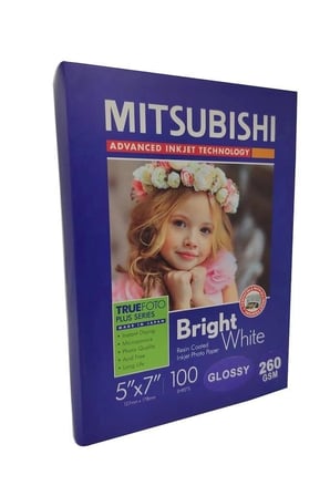 Mitsubishi Fotoğraf Kağıdı 5X7 (13X18) 260 Gr Fotoğrafçı Ürünü Baskı Malzemesi Parlak Kagıt