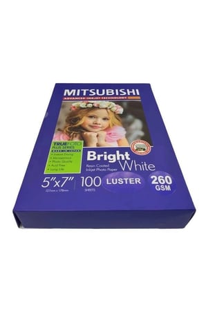 Delux Serisi Mitsubishi Fotoğraf Kağıdı 5X7 (13X18) 260 Gr Döküman Hediye Sayfa