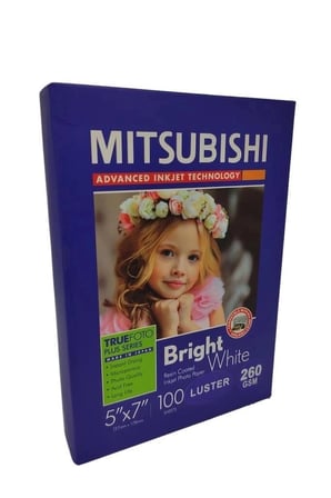 Delux Serisi Mitsubishi Fotoğraf Kağıdı 5X7 (13X18) 260 Gr Döküman Hediye Sayfa