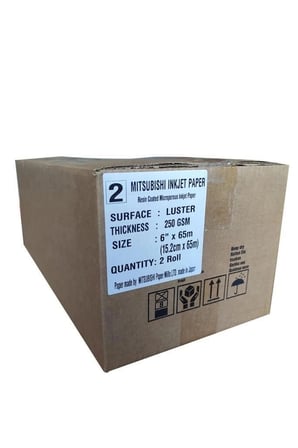 Delux Serisi Mitsubishi DX100 InkJet Fotoğraf Kağıdı Lustre - 15.2 x 65 Metre Ofis Stüdyo Sanat