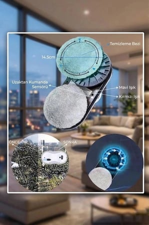 Özel Üretim Torima Cam Silme Temizleme Robotu Bezi 5 li Set S9 Ev Temizliği Mikro Fiber Yedek Bez