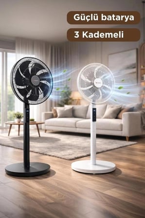 Özel Üretim Torima Vantilatör Ayaklı 16 Inc SF02 Siyah 60W Günler Oda Ekranlı