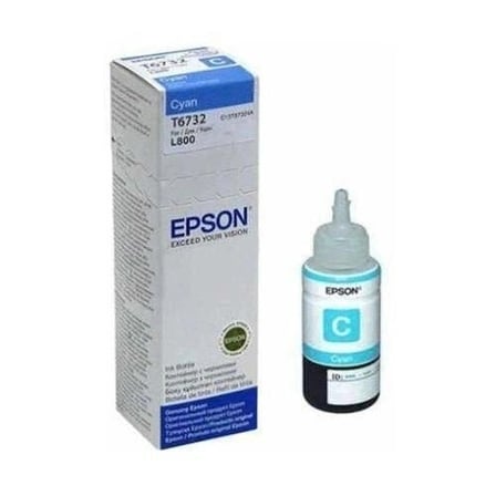 Özel Seri Epson T6732 Cyan İnkjet Mürekkep Kartuşu Görsel Ev Sıvı