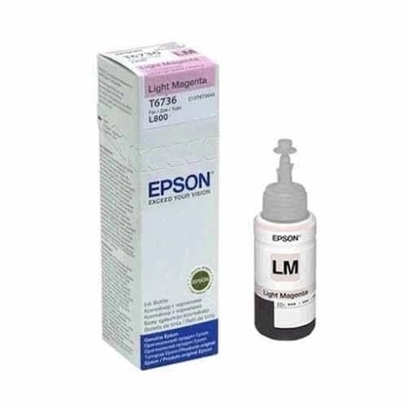 Delux Serisi Epson T6736 Light Magenta İnkjet Mürekkep Kartuşu Cihaz Yazıcı Ofis