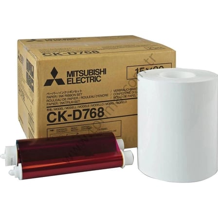 Delux Serisi Mitsubishi CK-768 (D70) Termal Kağıt Resim Kağıdı Baskı Malzemesi Cihaz Rulosu