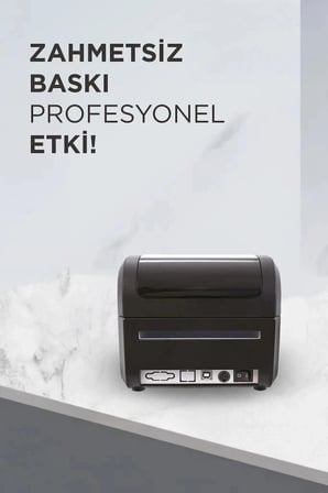 Delux Serisi Torima Termal Yazıcı TLP-423X Siyah Teknoloji Ticaret İşyeri